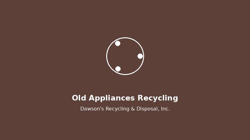 old appliances